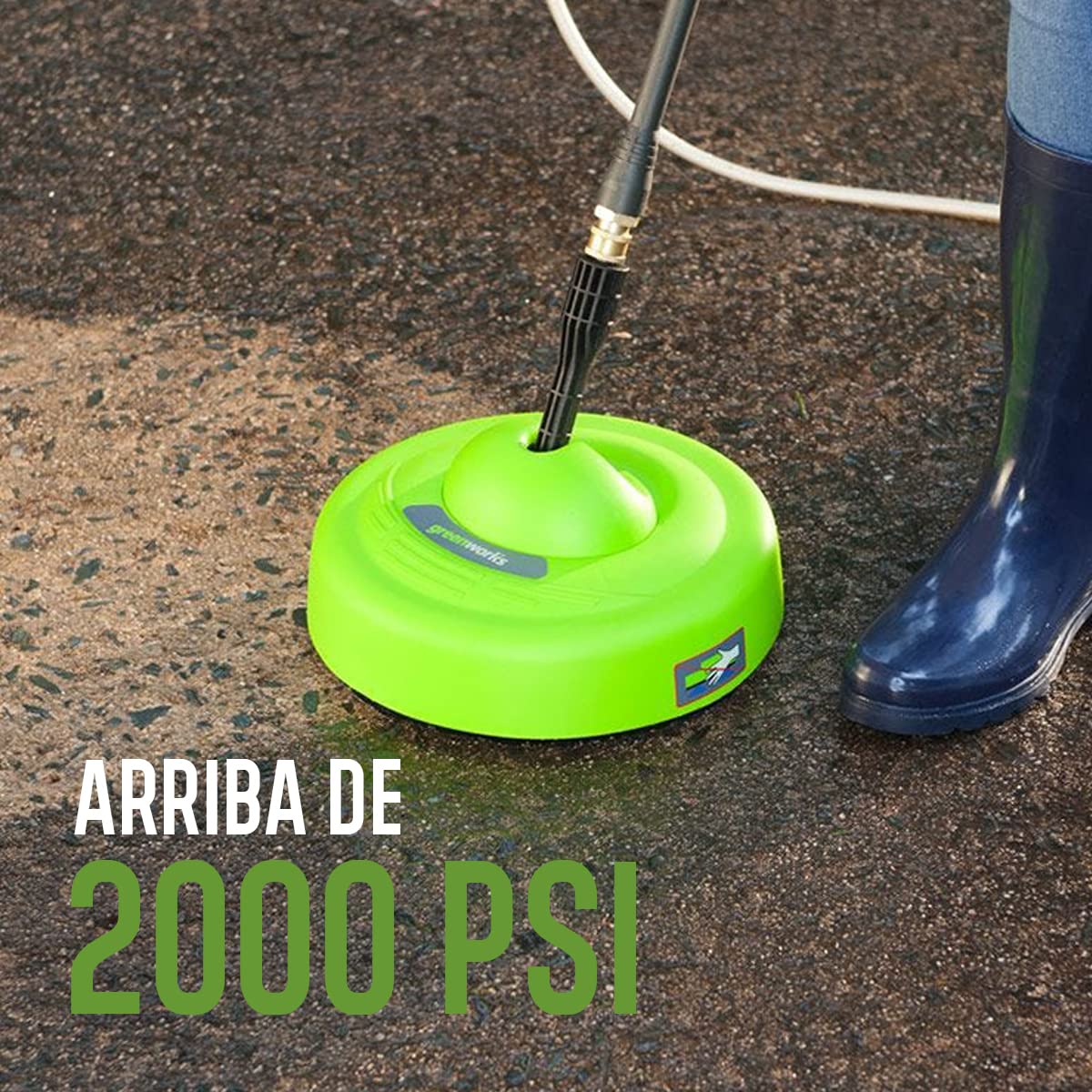 Greenworks 11" Surface Cleaner Universal Pressure Washer Attachment Greenworks