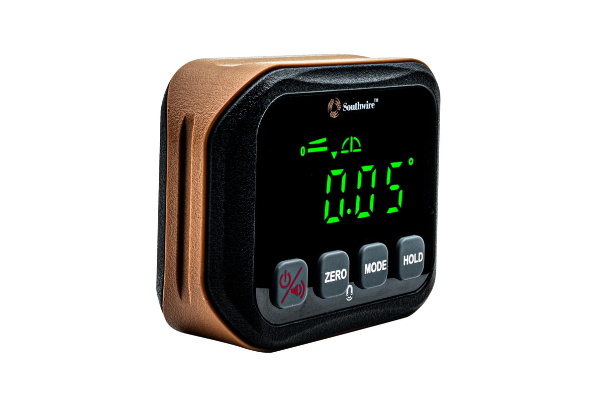 Southwire 66983640 Digital Angle Gauge, Measures 0-90 and 0-180 Degree Ranges, Angle Finder Southwire