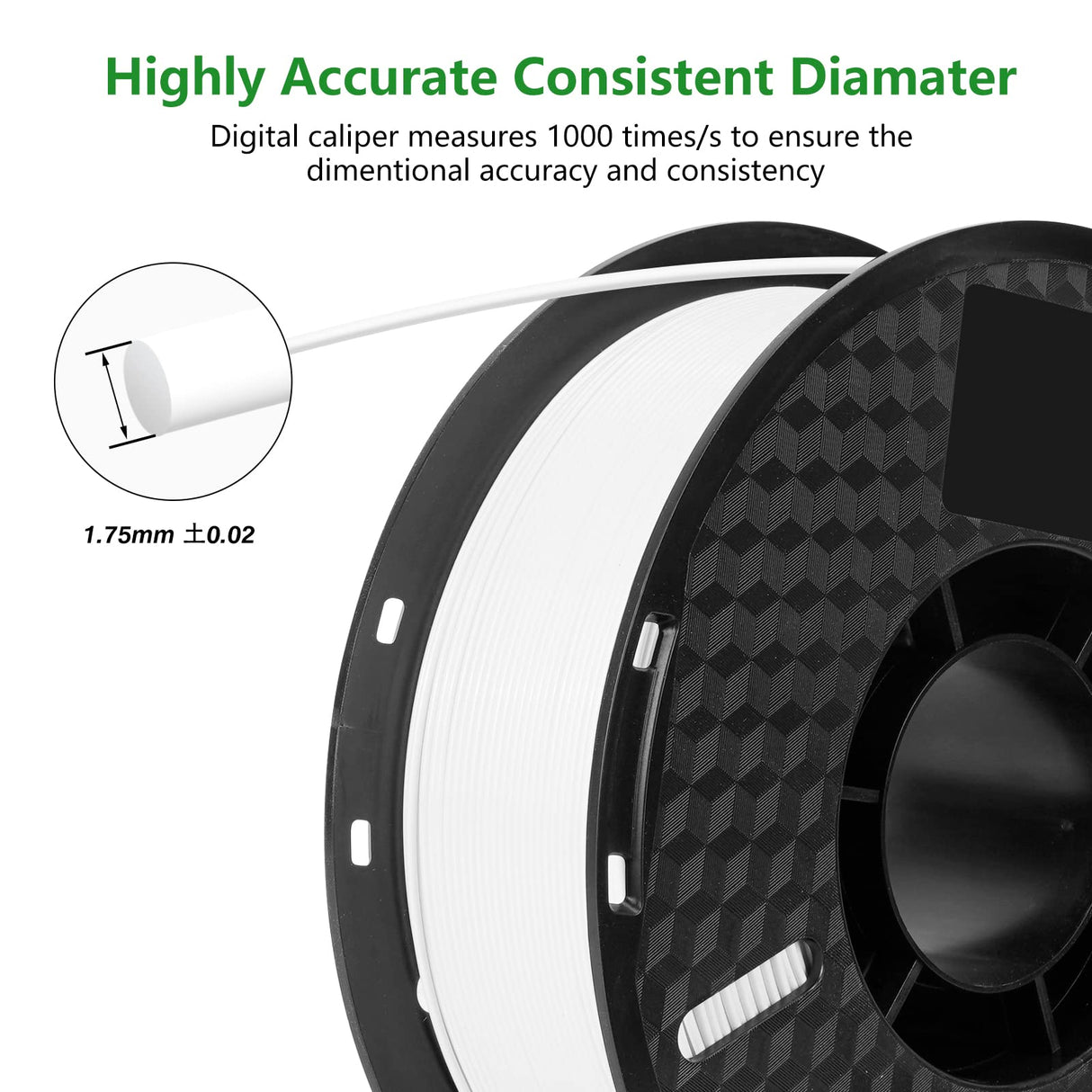 Kingroon PETG 3D Printer Filament, 10 Rolls, Dimensional Accuracy +/- 0.03 mm, 1kg Spool(2.2lbs), 1.75 mm,10KG Ten Colors Black White Grey Red Blue Green Yellow Orange Transparent Silver Kingroon