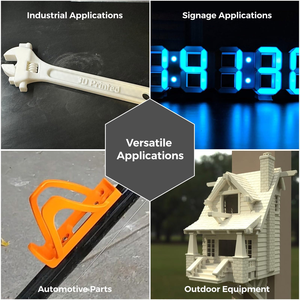 FLASHFORGE ASA Filament 1.75mm Burnt Titanium, 3D Printer Filament 1kg (2.2lbs) Spool, Dimensional Accuracy +/- 0.02mm, Durable, High UV-Resistant, Perfect for Printing Outdoor Functional Parts FLASHFORGE