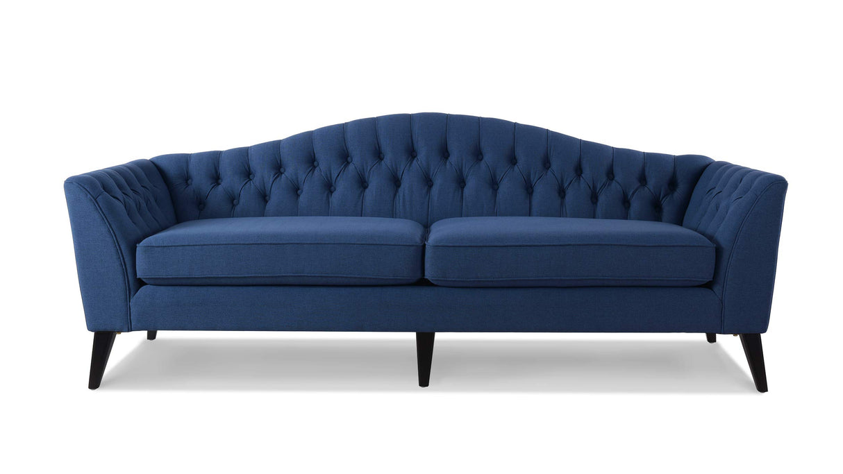 Jennifer Taylor Home Ramsey Camelback Sofa, Dark Sapphire Blue Jennifer Taylor Home