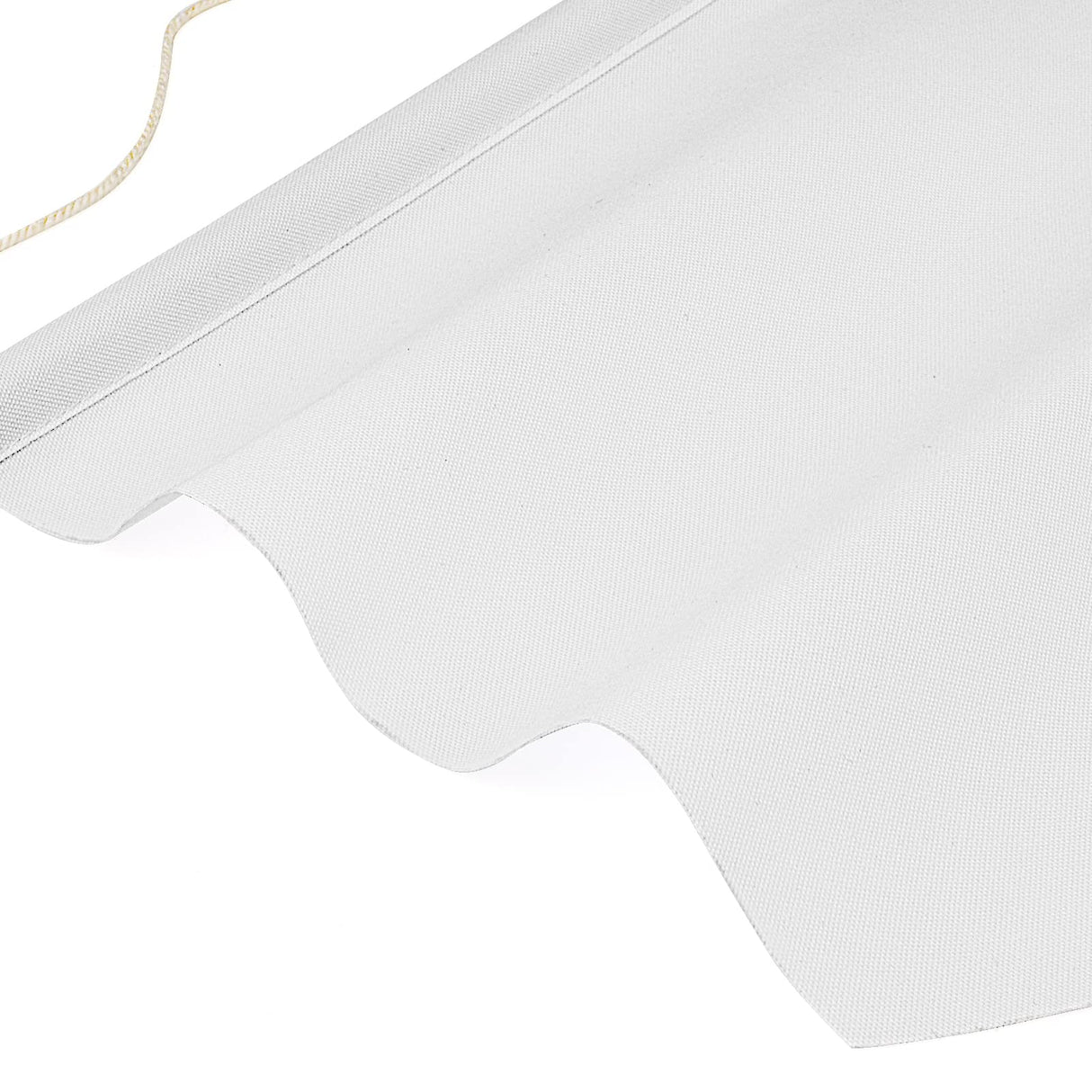 SOUJAP 6 Pcs Blank Canvas Banners, 13 x 13.7 Inch Pin Wall Display Banners with Wooden Dowel and rope, White Canvas Banners Flags for Decorating, DIY SOUJAP