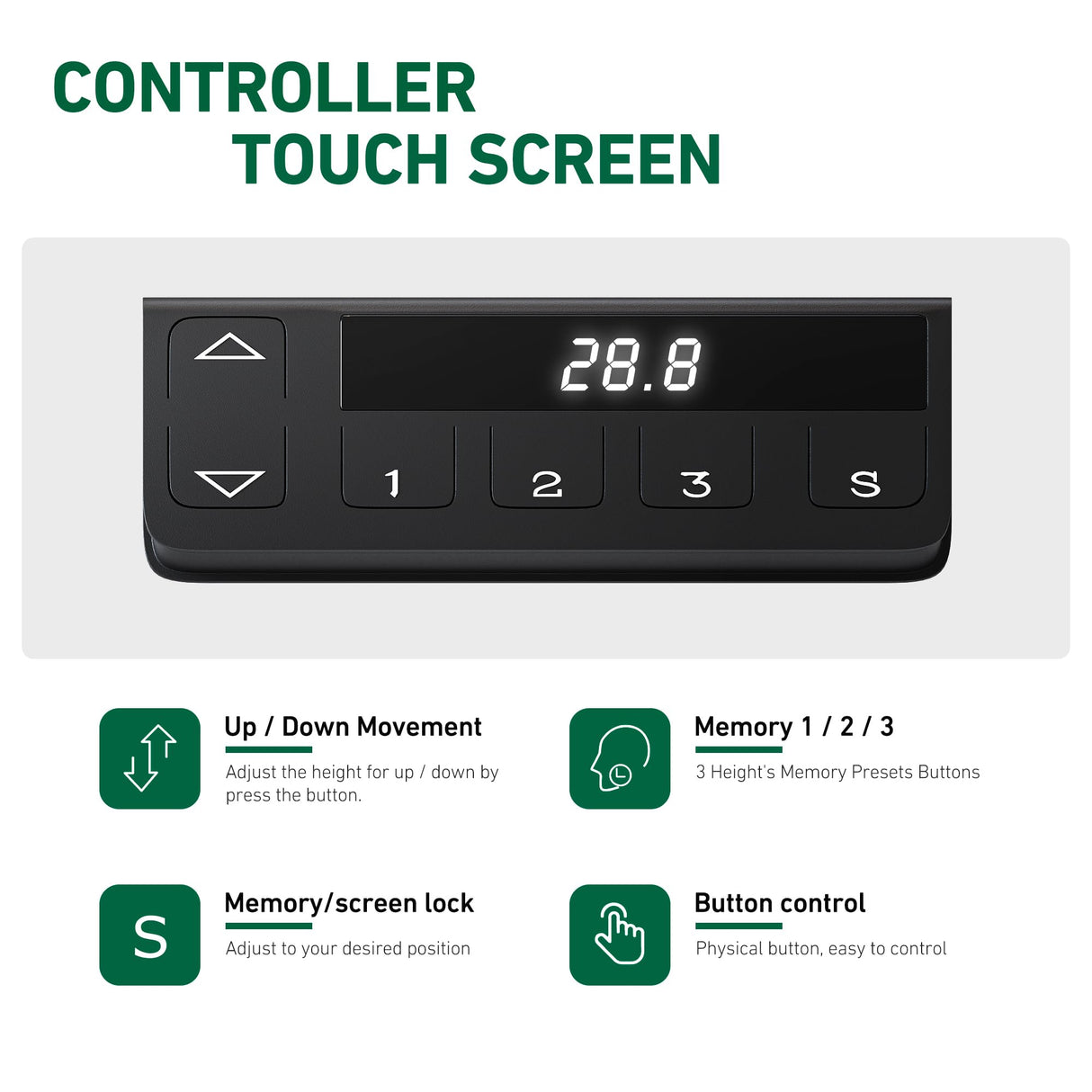 FEZIBO 40 x 24 Inches Standing Desk with Drawer, Adjustable Height Electric Stand up Desk with Storage, Sit Stand Home Office Desk, Ergonomic Computer Desk, Black FEZIBO