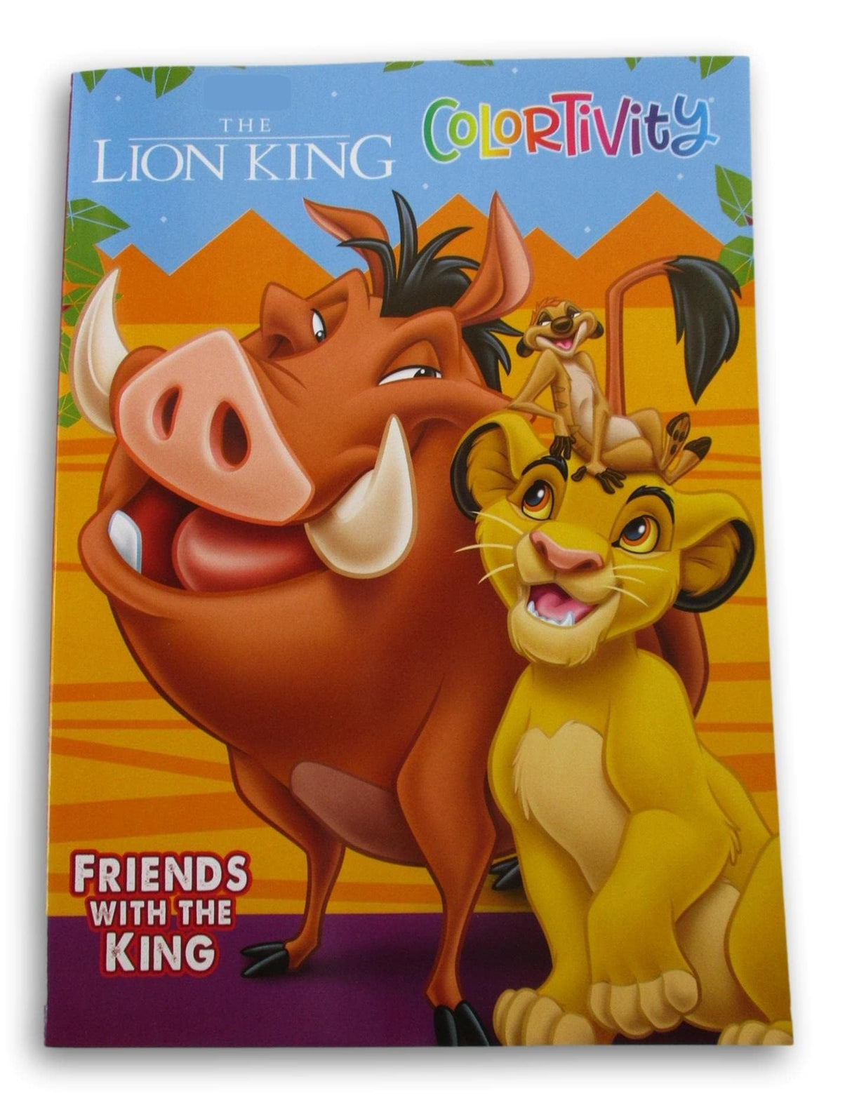 The Lion King Coloring and Activity Book Colortivity ''Friends with The King'' - 80 Pages Activity Books
