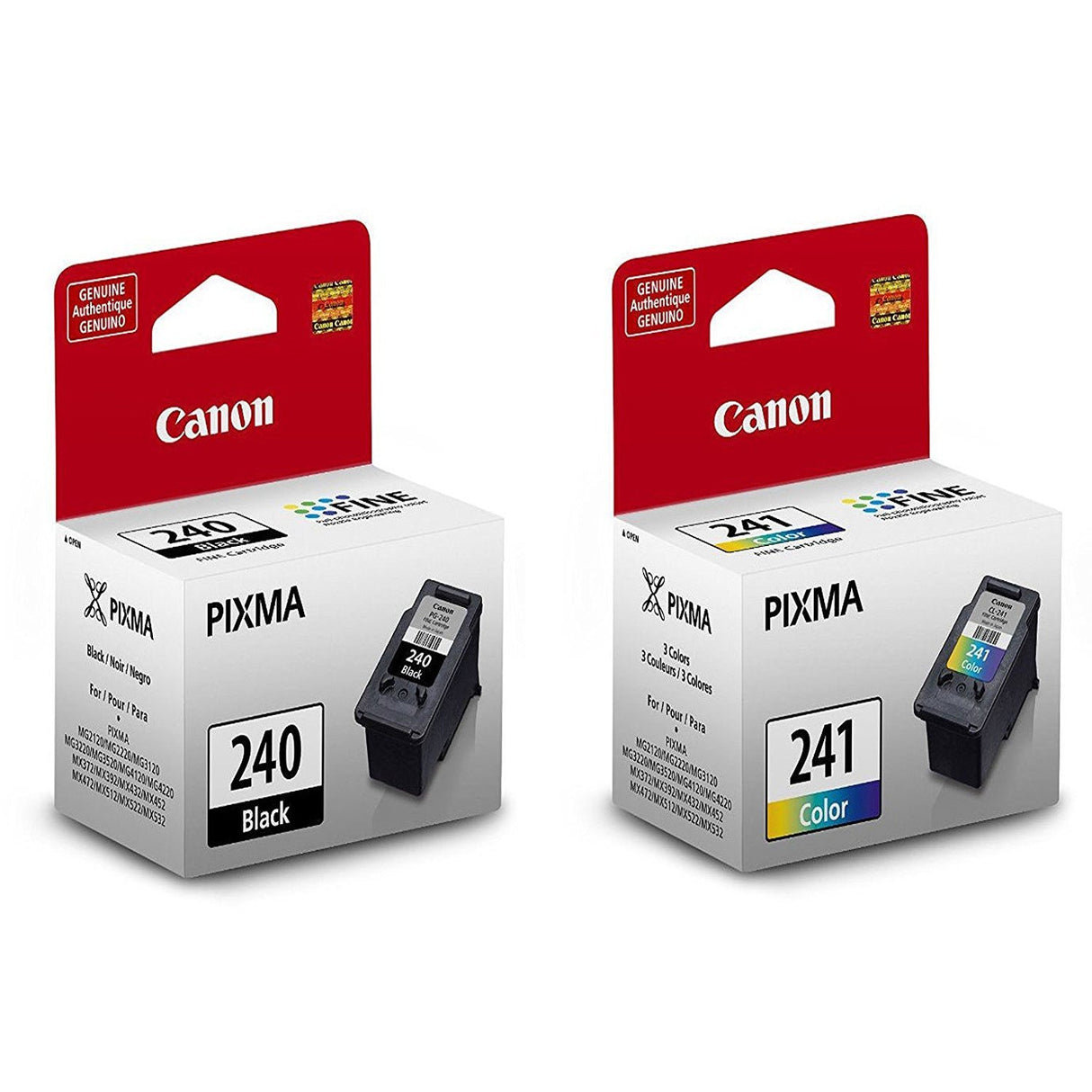Canon Pixma PG-240 Black & CL-241 Color Ink Cartridges Canon