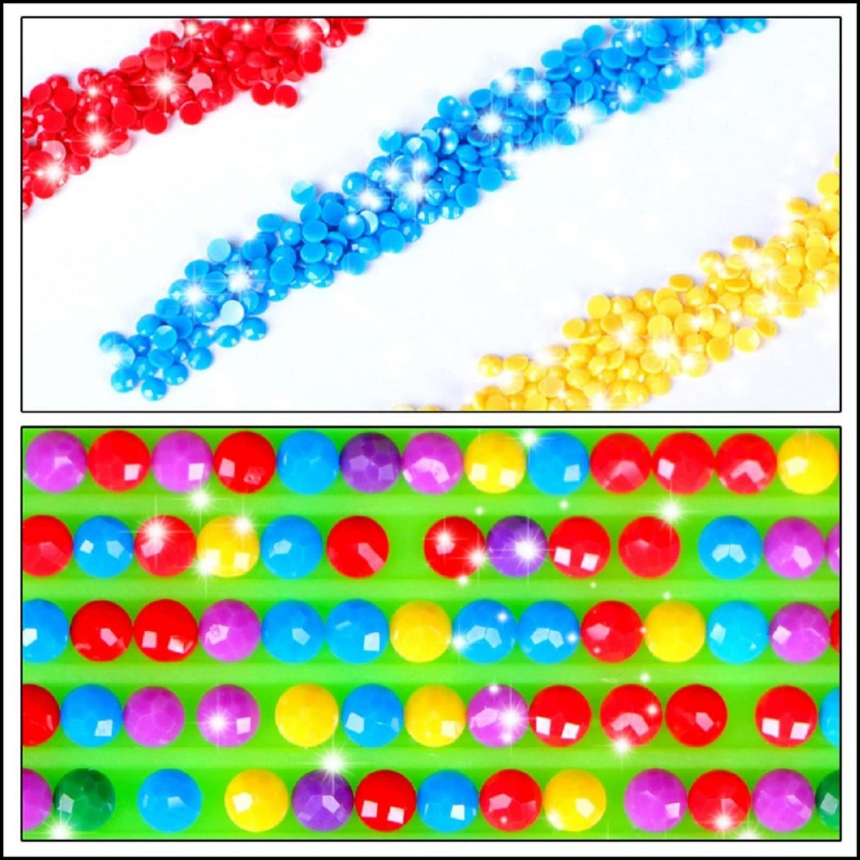 Zimal Full 5D DIY Diamond Painting Parents Baby Hand Embroidery Cross Stitch Rhinestone Painting Decor Gift 11.8 X 11.8 Inch YSCOLOR