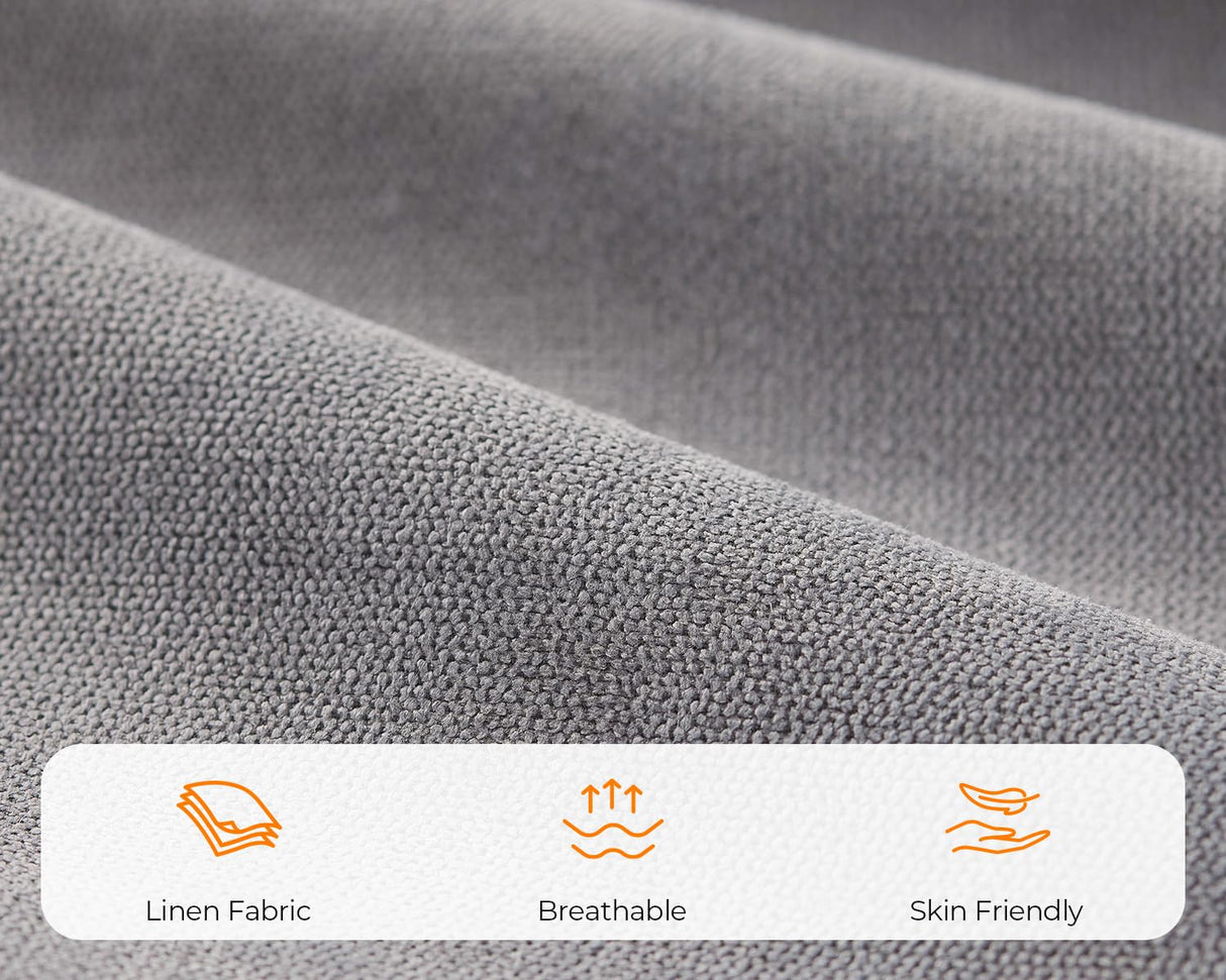 Fadware Pull Out Sofa Bed, Full Size Sleeper Sofa Couch with Memory Foam Mattress, 2 in 1 Convertible Pullout Couch Bed with USB Charging Ports for Compact Living Space, Apartment, Office, Grey Fadware