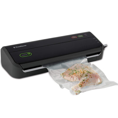 FoodSaver Vacuum Sealer Machine with Starter Vacuum Seal Bags & Rolls
