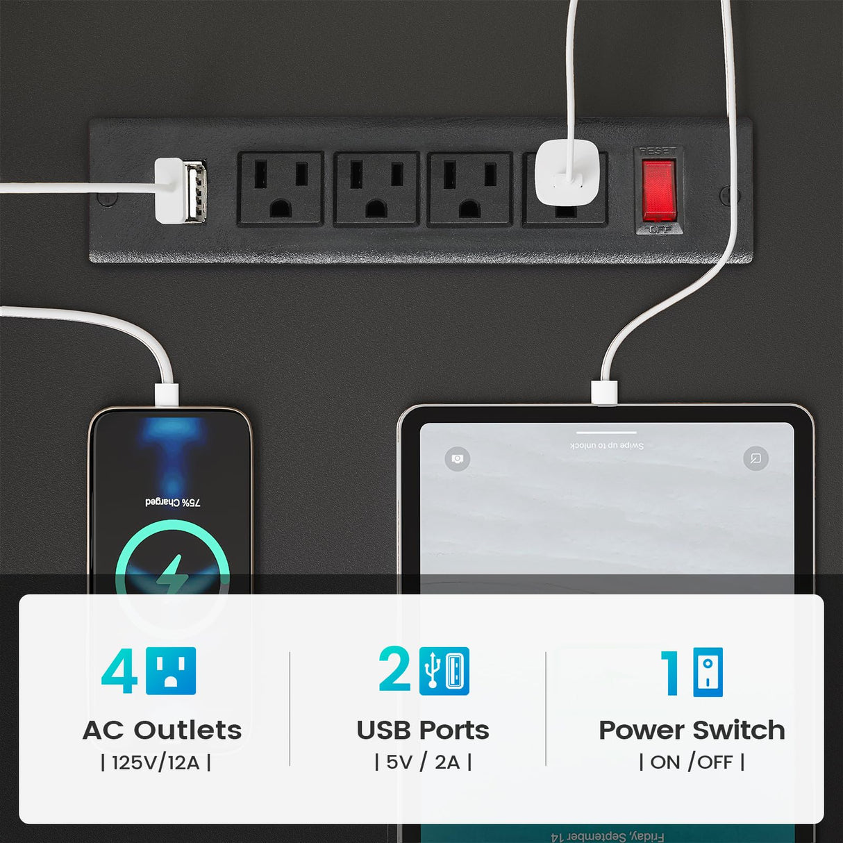 SEDETA L Shaped Gaming Desk, Reversible 45.3” Small Corner Desk with Power Outlet and LED Lights, Corner Gaming Desk with Storage Shelves, Hooks and Hooks for Small Space, Black SEDETA