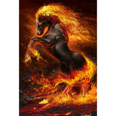 FORLAND Horse Diamond Painting Kits for Adults Beginners - 5D DIY Full Drill Diamond Kits Painting Crafts for Home Wall Decor, Diamond Art Kits,12x16inch