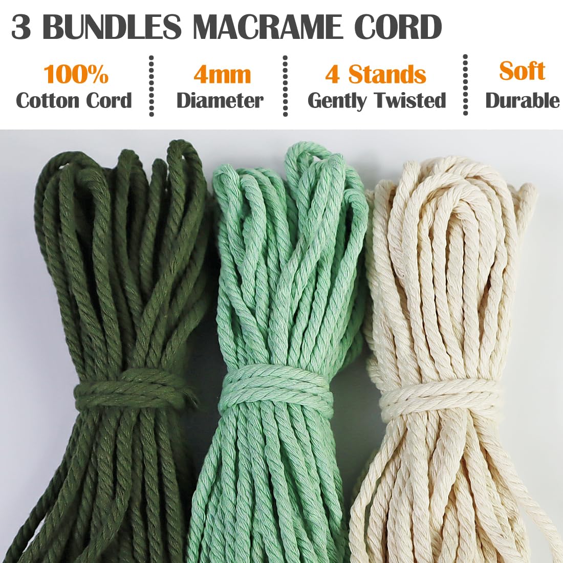 Ewparts Macrame Leaves Wall Hanging Kit Macrame Kits for Adults Beginners Easy Macrame Leaf Hanging Making kit with 4mm Macrame Cord,Instruction Book,Wooden Beads for Starters Adults DIY Craft Kit Ewparts