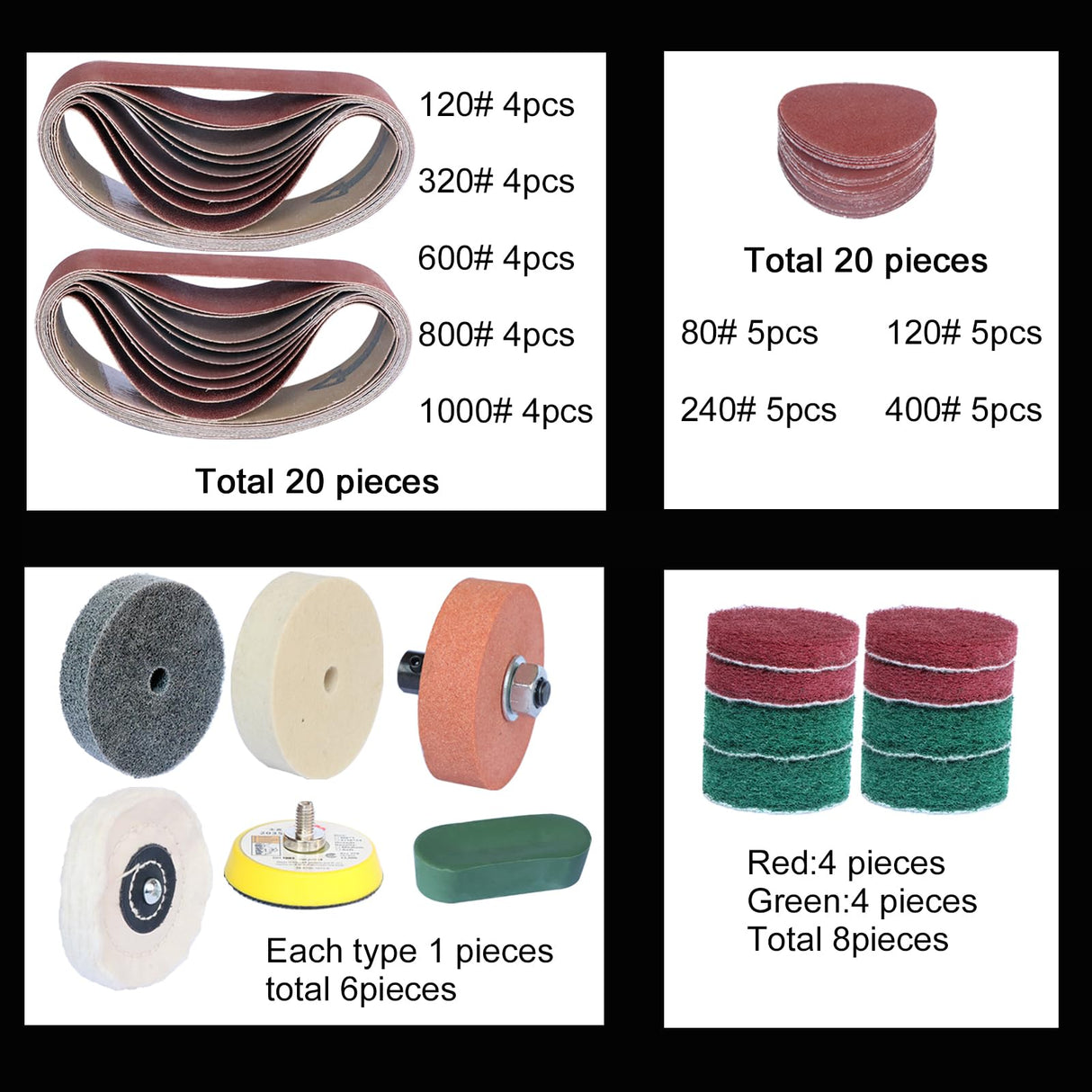 Hiqalty Mini Belt Sander - 15 Degree Knife Sharpener Electric Bench Grinder Sanding Machine, 7 Adjustable Speed Table Top Grinder Polisher for DIY Woodworking, Metal, Knife Making (Plus Kit) Hiqalty