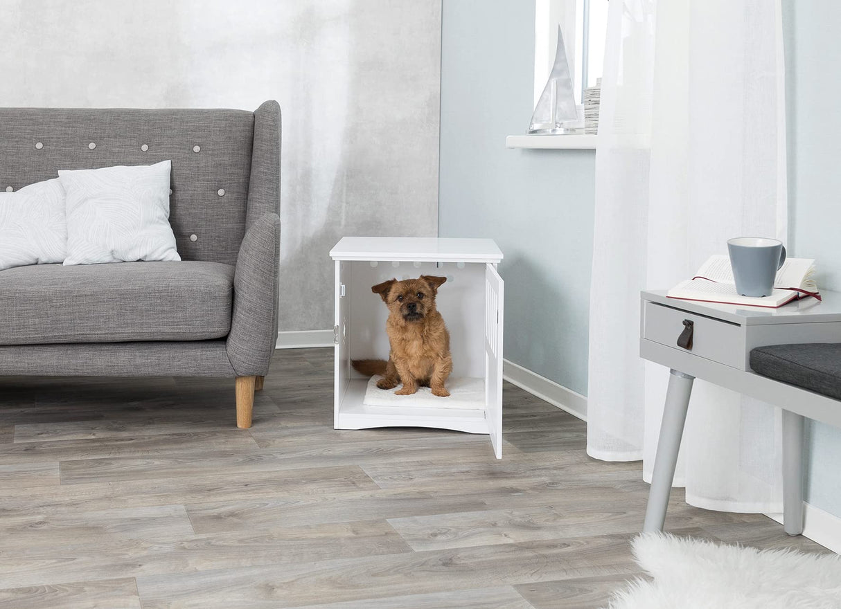 TRIXIE Pet Home End Table, Indoor, White S TRIXIE