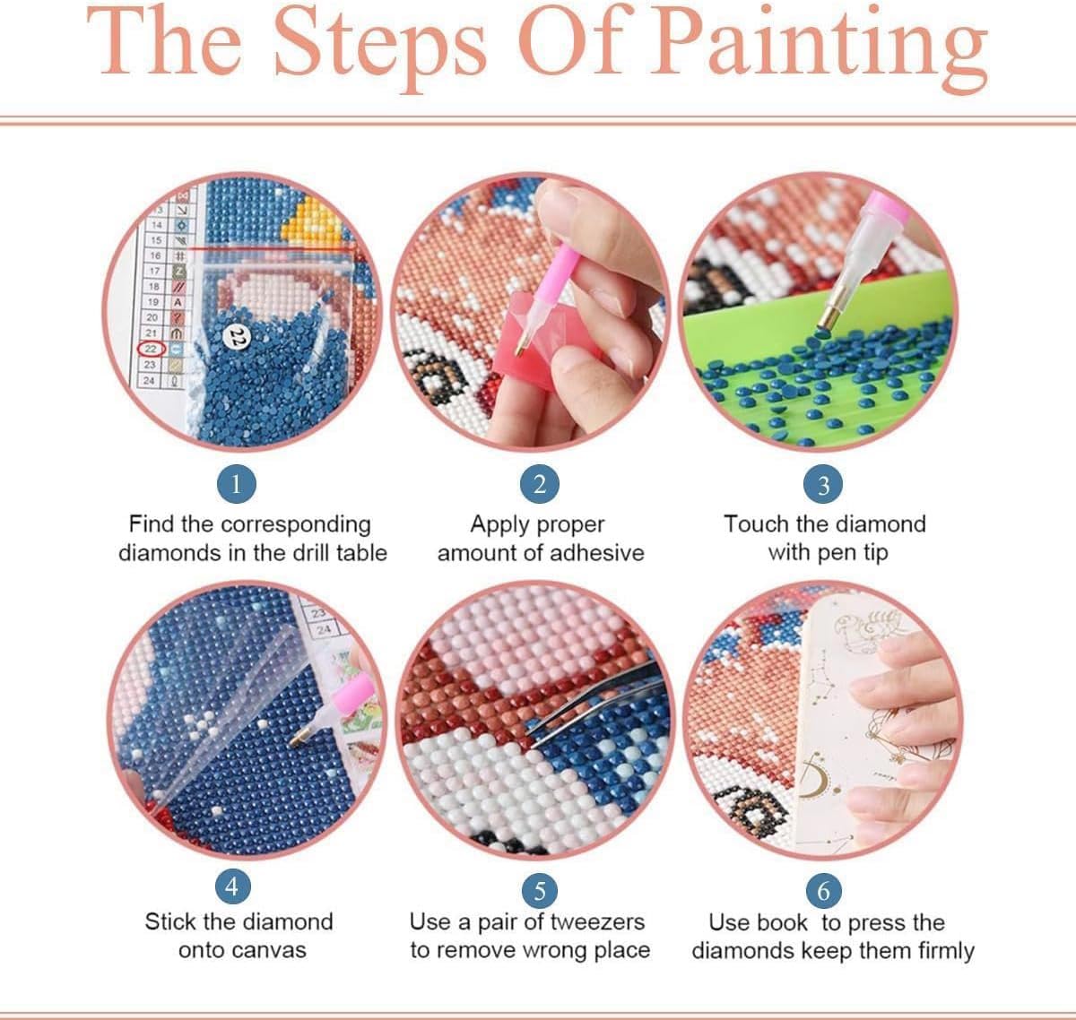 Ammklfh Sea Turtle Diamond Art Painting Kits for Kids with Wooden Frame - Big Gem Art for Girls Gifts,Diamond Dots for Kids Ages 6-8-10-12,Diamond Painting by Number Crafts Kits(7X7 inch) Ammklfh