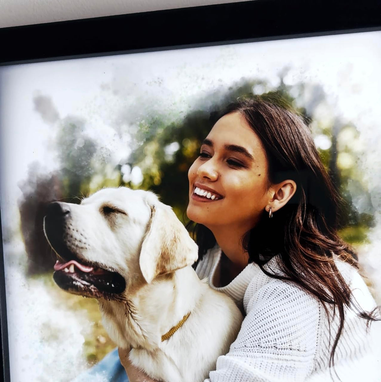 Perfect Cases Pet Memorial Display Case with 8x10 Photo Print and Display Case 7x4x4 Perfect Cases