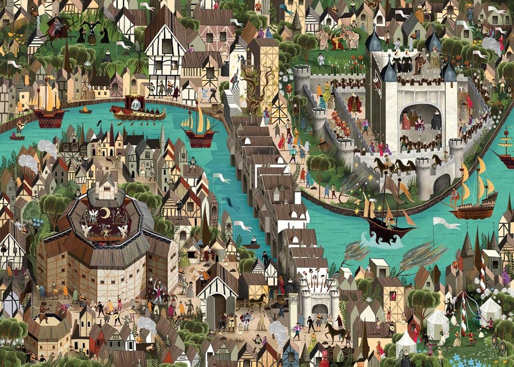 Laurence King The World of Shakespeare 1000 Piece Puzzle Laurence King