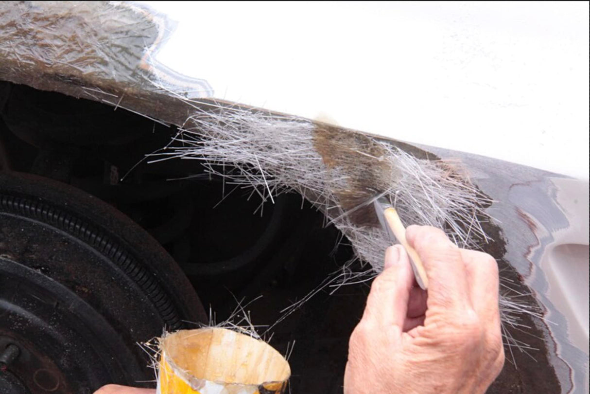 Polymer World- Polyester Resin 2 Gallon Kit with MEKP for Boats, Autos, Surfboards, RV, Pools,Canoes, Jetskis, Watercrafts (PR2G, 1) Polymer World