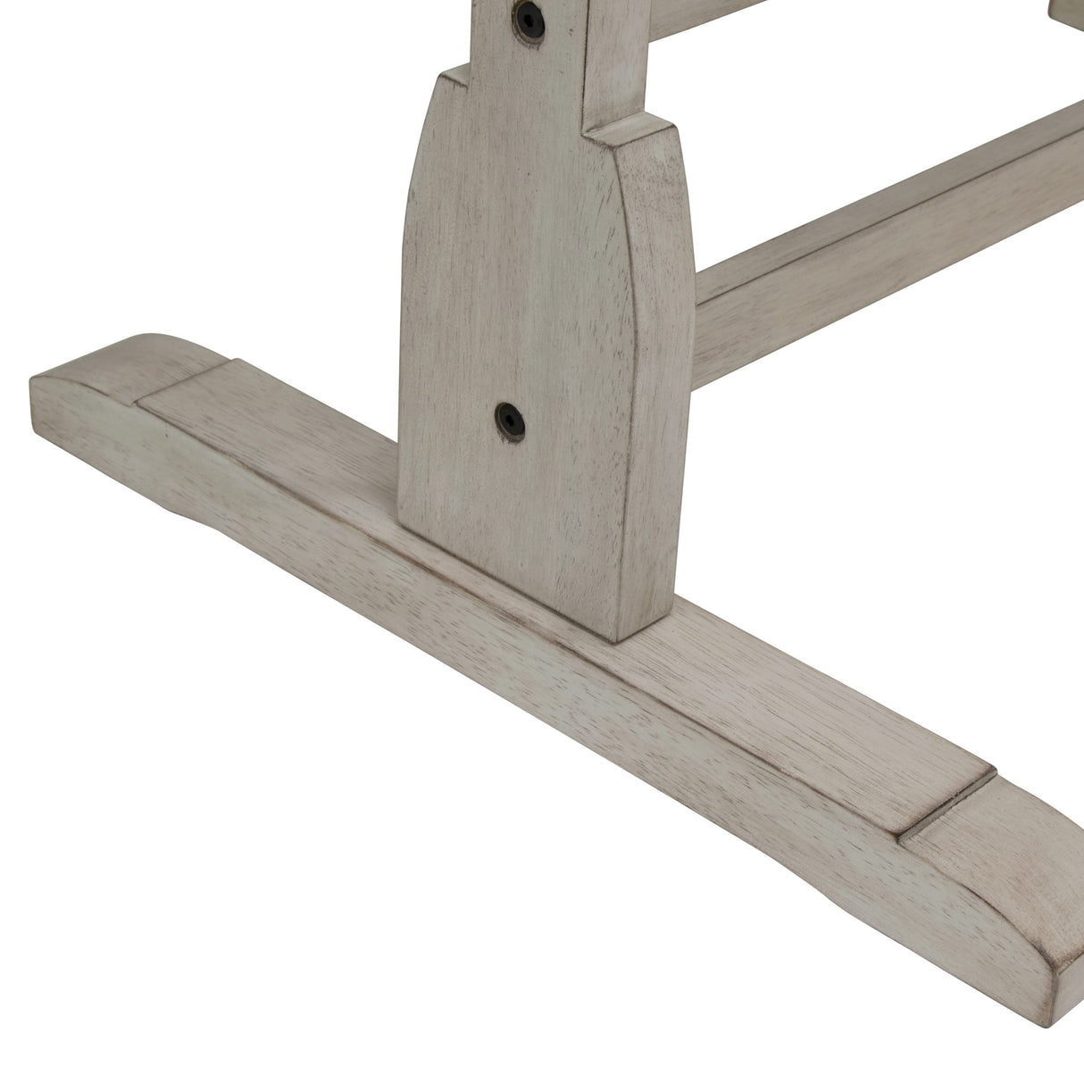 Studio Designs Vintage Drawing/Drafting Table with Pencil Ledge - 36" W x 24" D - Coastal Whitewash - Adjustable Tilting Top SD STUDIO DESIGNS