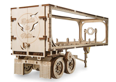 UGEARS Trailer for Heavy Boy Truck VM-03 Self-Assembling 3D Wooden Model
