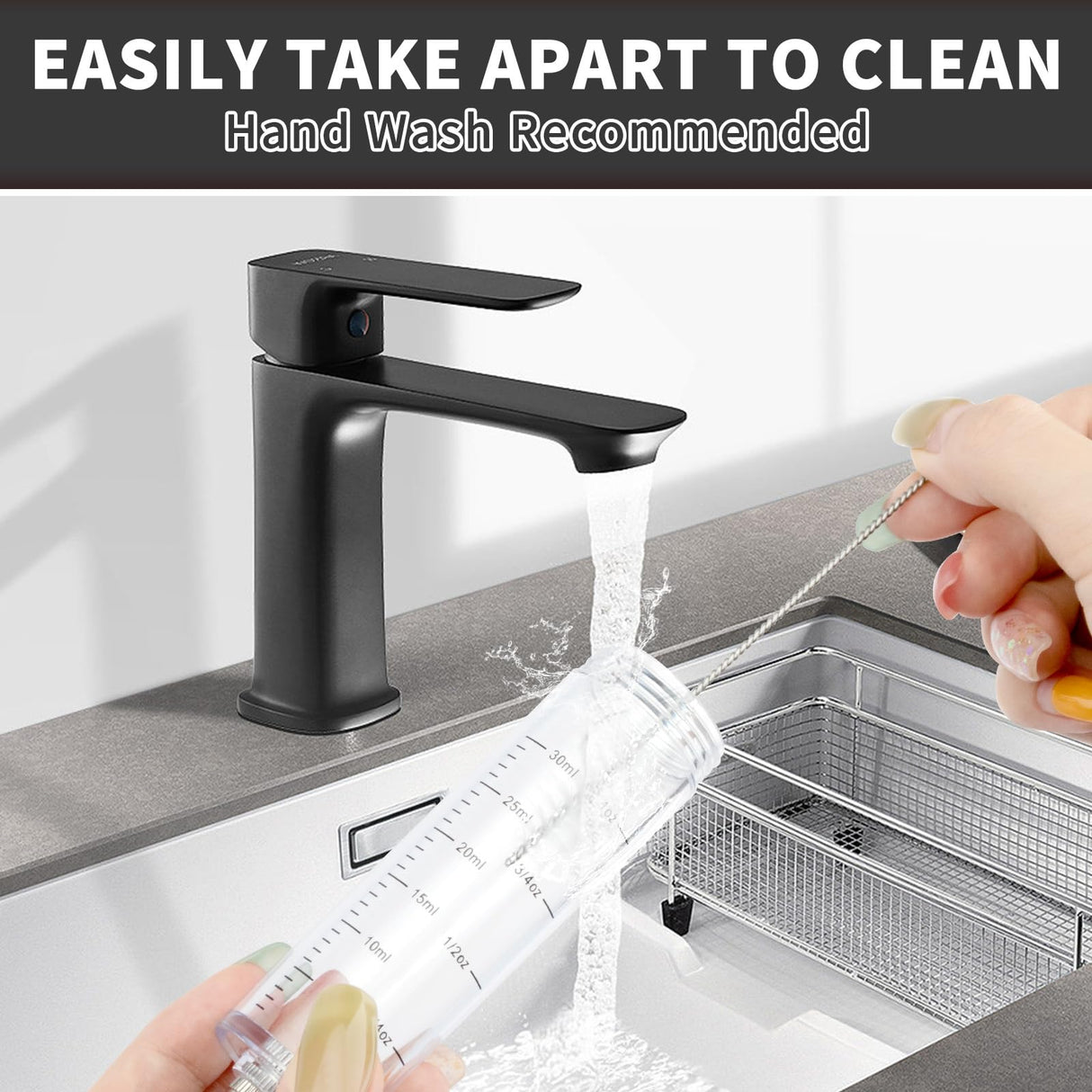 Turkey Meat Injector Syringe Kit with 3 Marinade Needles for BBQ Grill Smoker, 1 Cleaning Brush, 1 Oz/30 ml Large Capacity Injector Marinades for Meats Black TonJin