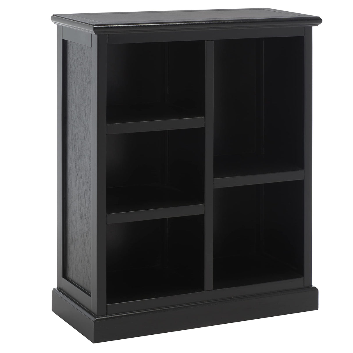 Safavieh Home Collection Maralah Black Solid Wood Bookcase 5-Shelf Unit (Fully Assembled) Safavieh