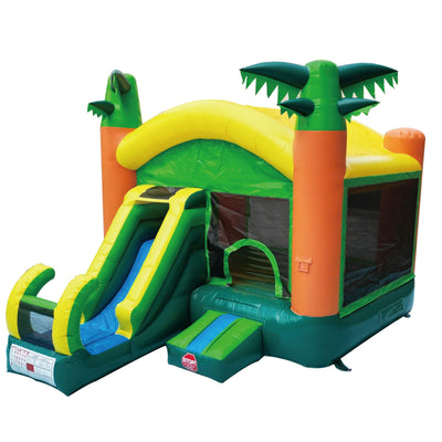 HapCap Inflatable Bounce House with Slide for Big Kids,Large Jumping Area,100% PVC Commercial Material,Setup Includes Blower,Birthday Party,Outdoor Large 17'x 13' x 12'