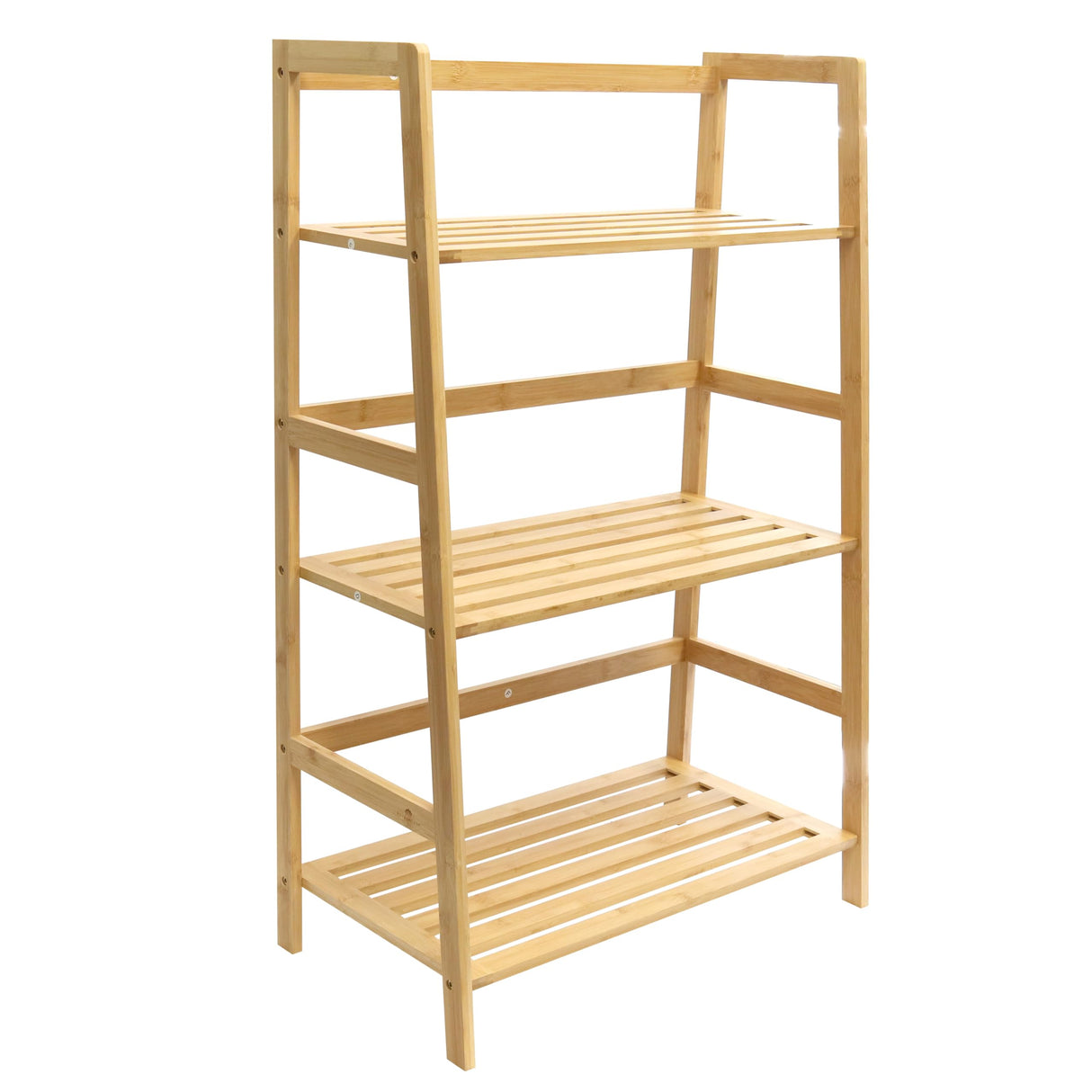 RoyalHouse Bamboo 3-Tier Bookcase, Storage Rack, Plants Stand Display Shelf, Perfect Multi-Functional Book Shelf and Storage Rack for Living Room, Bedroom, Kitchen, Office RoyalHouse