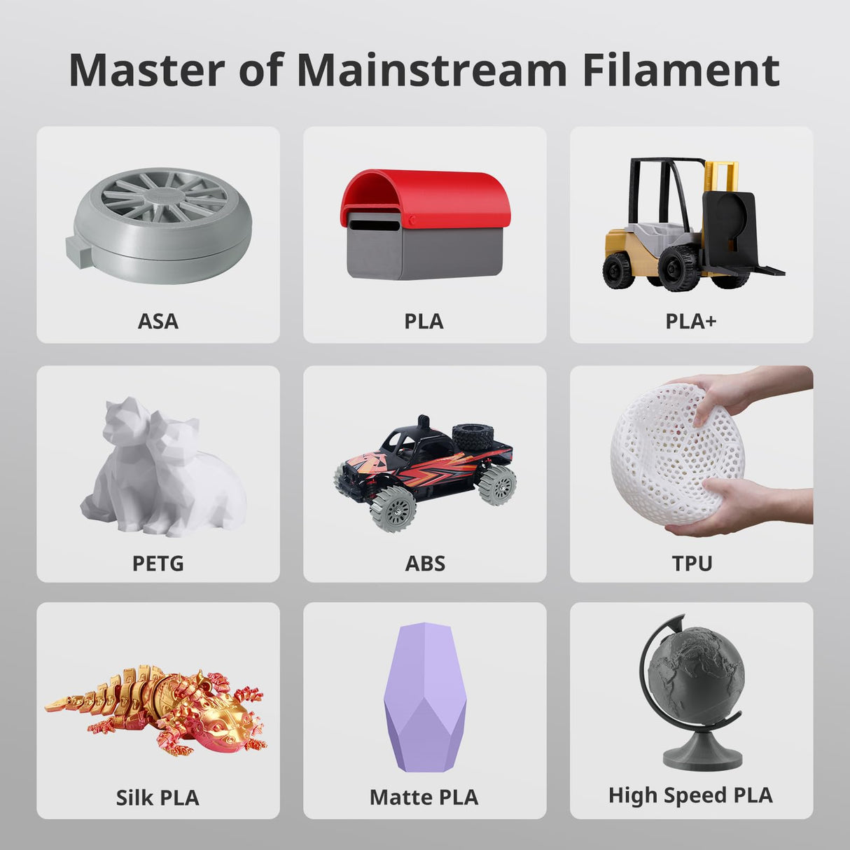 Anycubic Kobra S1 3D Printer Only, Support Multi Color Printing Needs ACE Pro, Max 600mm/s High Speed High Precision Anycubic App One-Click Printing Ultra-Quiet Printing 250 * 250 * 250mm ANYCUBIC