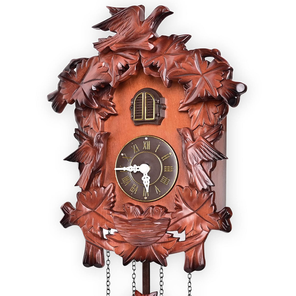 Kendal Cuckoo Clock Pendulum Quartz Wall Clock Black Forest House Home Decor Newlywed Housewarming Gifts MX316 Kendal
