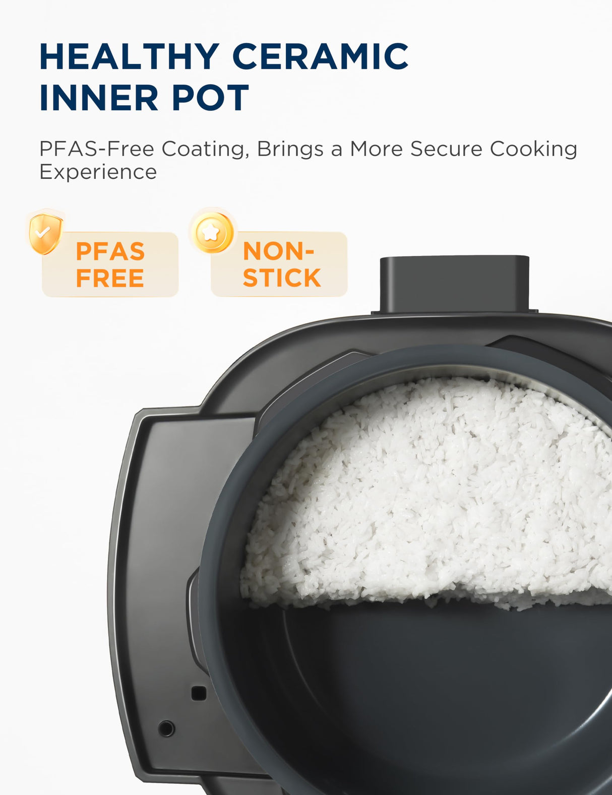 Midea WideMax 12-in-1 Electric Pressure Cooker, 6.5 Quart, 12 Presets, Multi-Functional Programmable Slow Cooker, Rice Cooker, Steamer, Sauté Pan, Cake, Yogurt, Warmer and More Midea