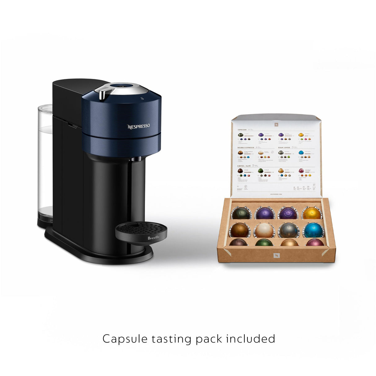 Nespresso Vertuo Next Coffee and Espresso Maker by Breville, Navy Nespresso