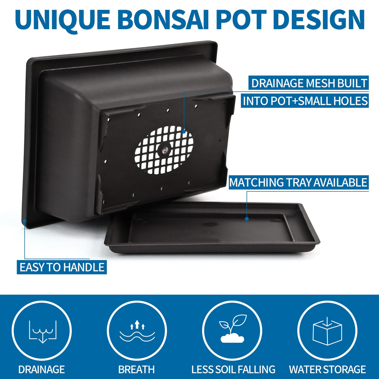 Sproutix Bonsai Starter Kit, 5 Seeds Growing into Acacia, Wisteria, Sakura, Red Maple and Black Pine, Including Complete Gardening Tools with A Gift Box, Christmas Gifts for Men Women Beginners SPROUTIX