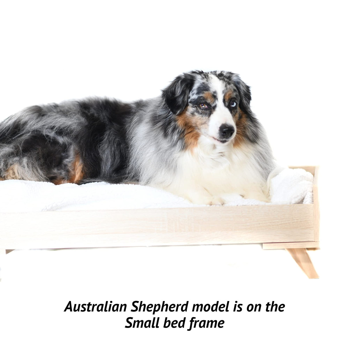 Midlee Raised Wooden Dog Bed Frame- Small Midlee