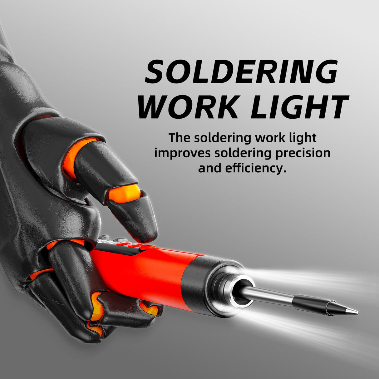 Cordless USB Rechargeable Portable Soldering Iron, Digital adjustable display screen, Heating Core, Soldering Iron Cord, Rosin, Soldering Iron Stand, Storage Case MEAKEST