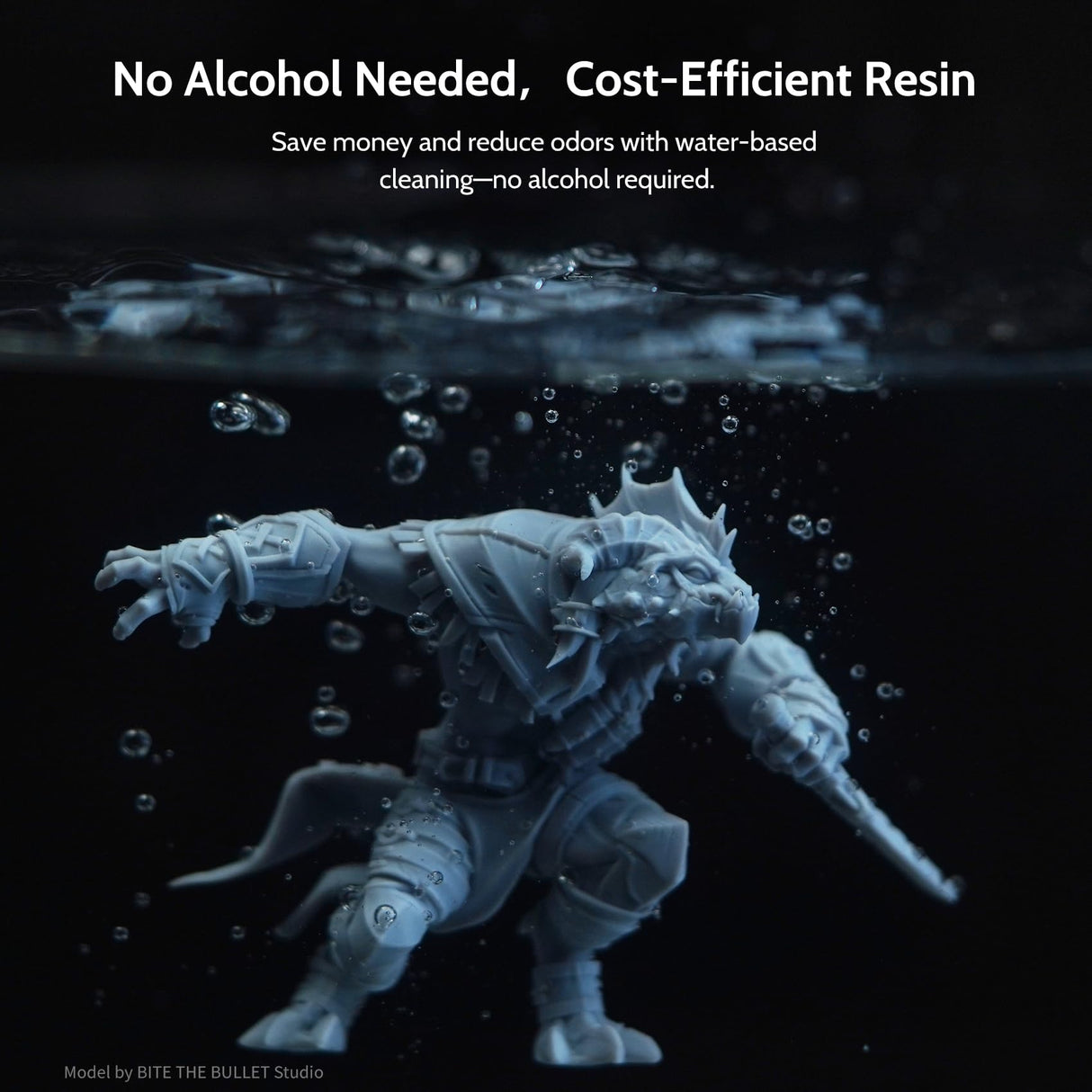 FUNCECOL Water Washable 3D Printer Resin, Easy to Use & Clean, High Precision 3D Printing Resin, 405nm UV-Curing Photopolymer Liquid for MSLA/DLP/LCD 3D Printers, 1000g White FUNCRECOL