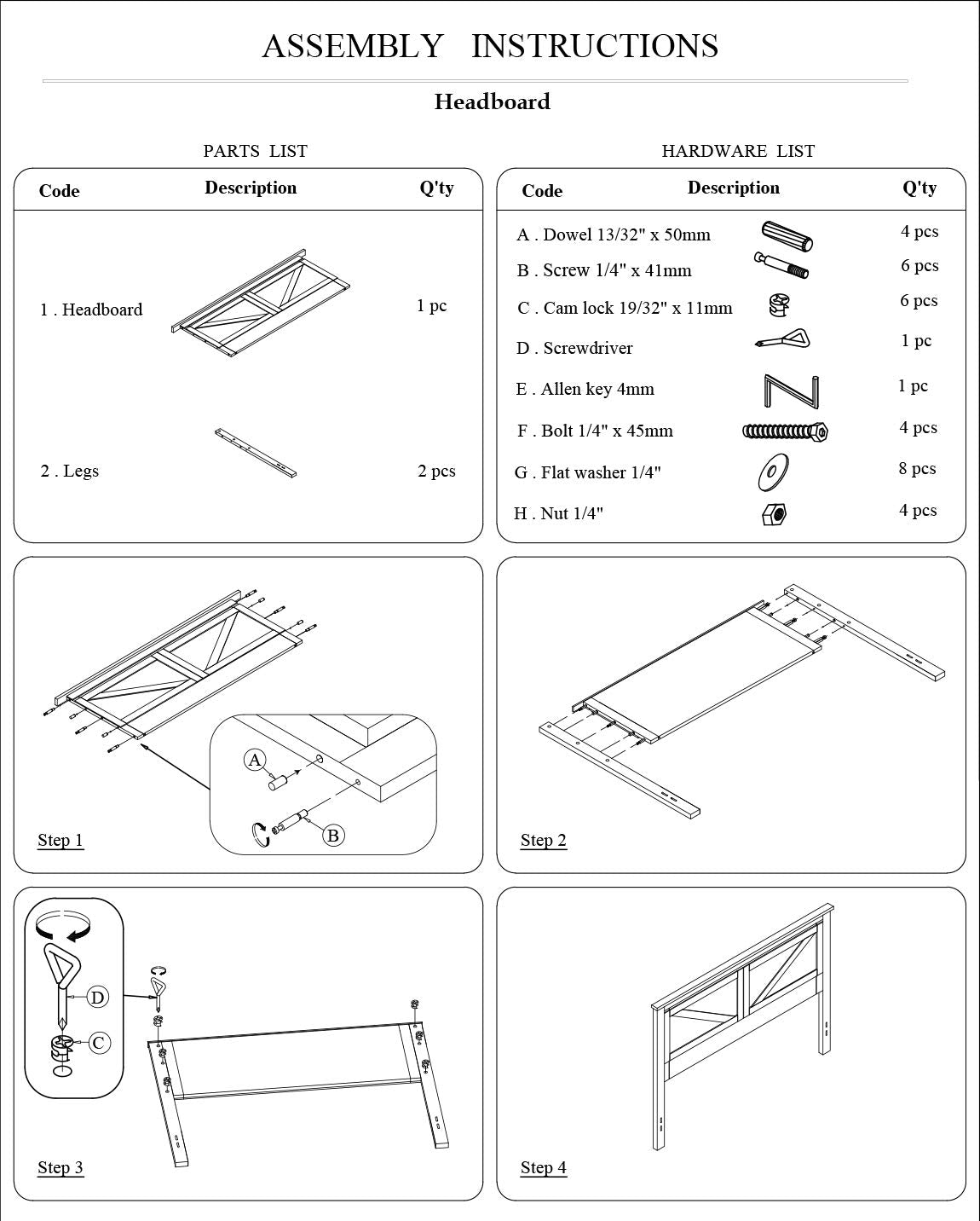 Farmhouse Style Gloss White Wood Panel Headboard - Queen Size by Glenwillow Home Glenwillow Home