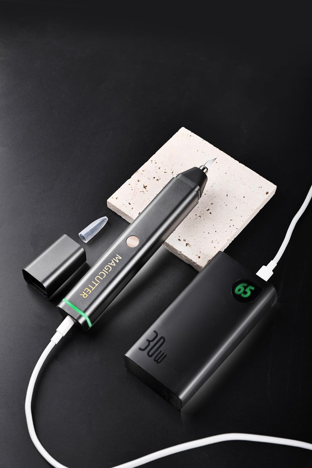 Magicutter Professional Portable Handheld Ultrasonic Knife Cutter for Cutting 3D Printed Models, Acrylic, Wood, Plastic and Fabric, 30 Watts, 40KHz WoodArtSupply