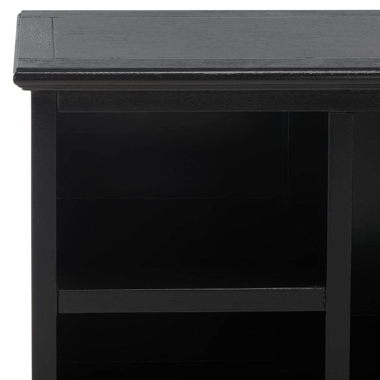 Safavieh Home Collection Maralah Black Solid Wood Bookcase 5-Shelf Unit (Fully Assembled) Safavieh
