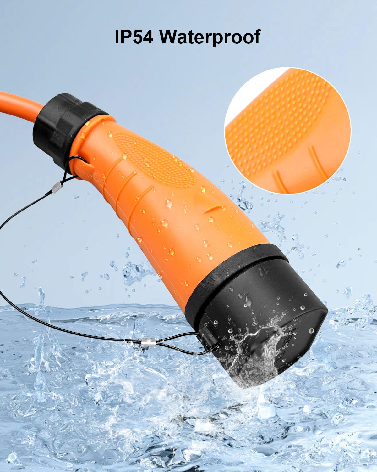 10FT EV Car Charging Cable Compatible with Golf Carts EV Power Cable Y-30 220V US Plug HZSIFU