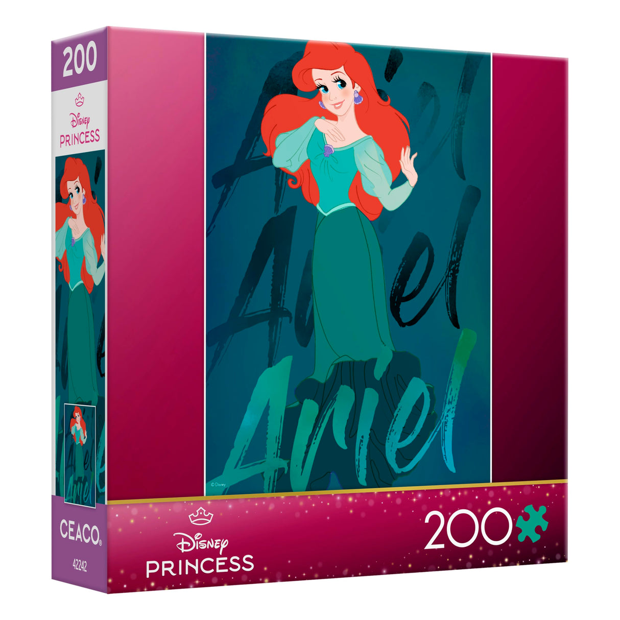 Ceaco - Disney Princess - Ariel - Jigsaw Puzzle - Finished Size is 19.5 x 14.25 Ceaco