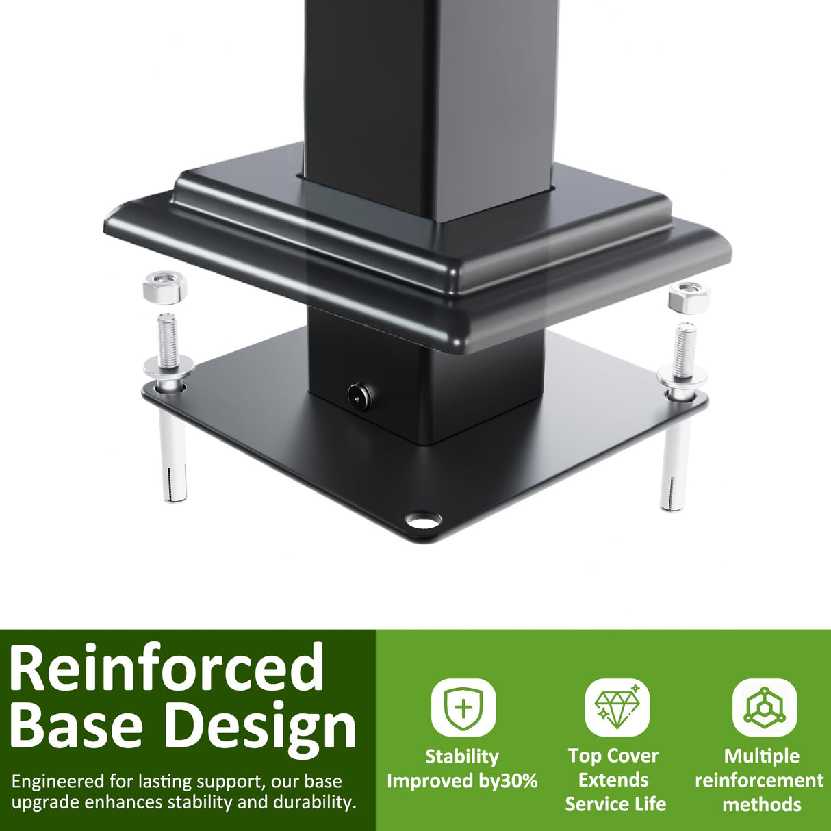 AIRWIRE 10x15 Metal Carport Carports with Enhanced Base Heavy Duty Garage Outdoor Galvanized Car Shelter for Car, Boats and Truck AirWire