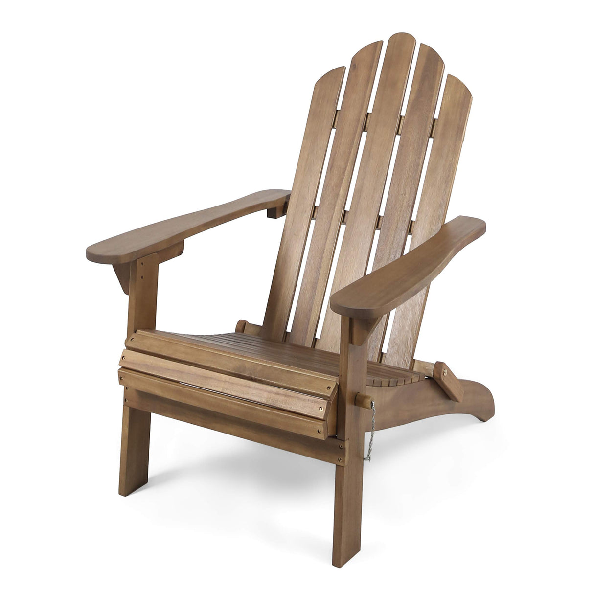 Christopher Knight Home Cara Outdoor Foldable Acacia Wood Adirondack Chair, Dark Brown Finish Christopher Knight Home