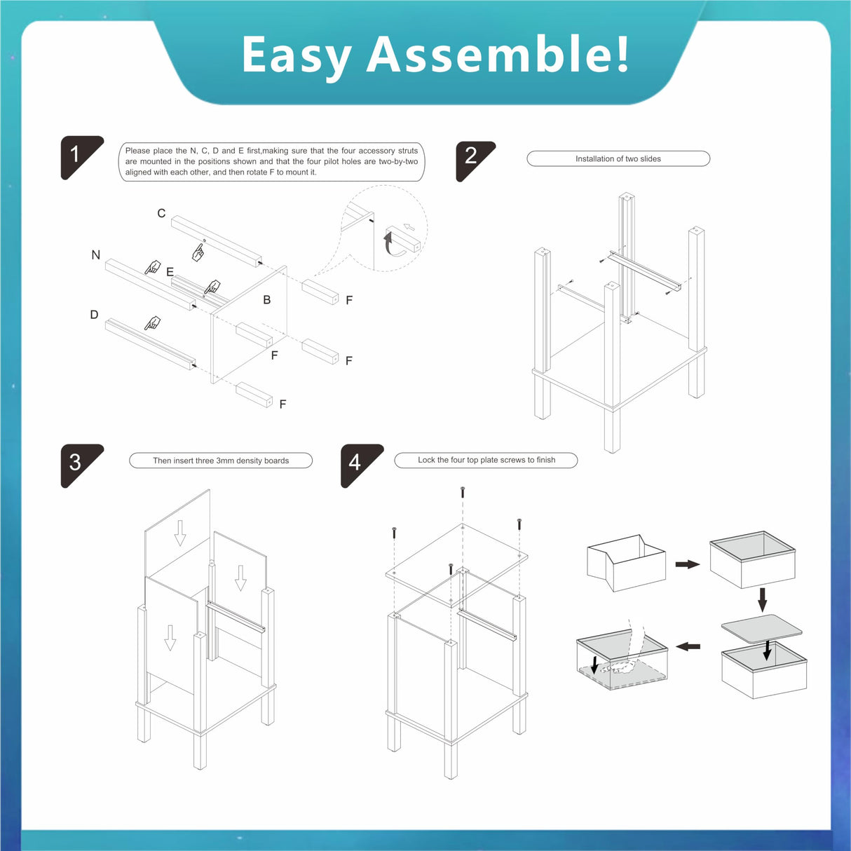 YAUKOMEL End Table Set of 2, White Nightstand with Fabric Drawer, Bed Side Table,Side Table, Modern Nightstand for Living Room,Bed Room,Small Space,11.4" x 15.3" x 21.6",White CTG68WB-2 YAUKOMEL