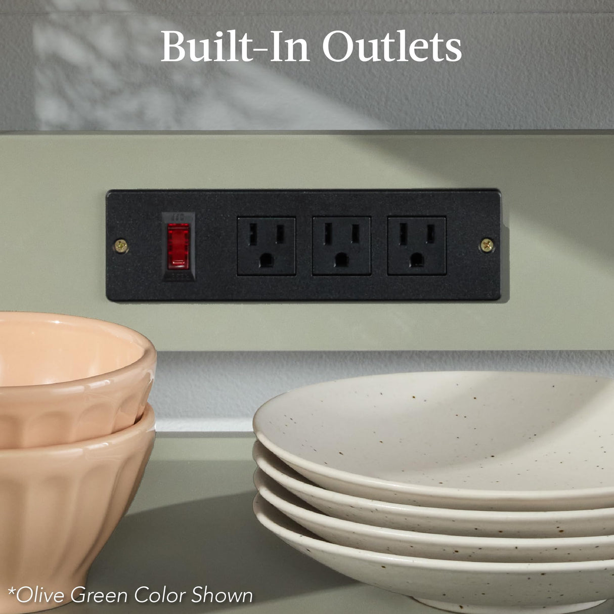 Best Choice Products Rolling Kitchen Island Cart, Single Door Cabinet w/Drawer, Sliding Tray, Hidden Outlet, Hooks, & Lockable Wheels - Simply White Best Choice Products