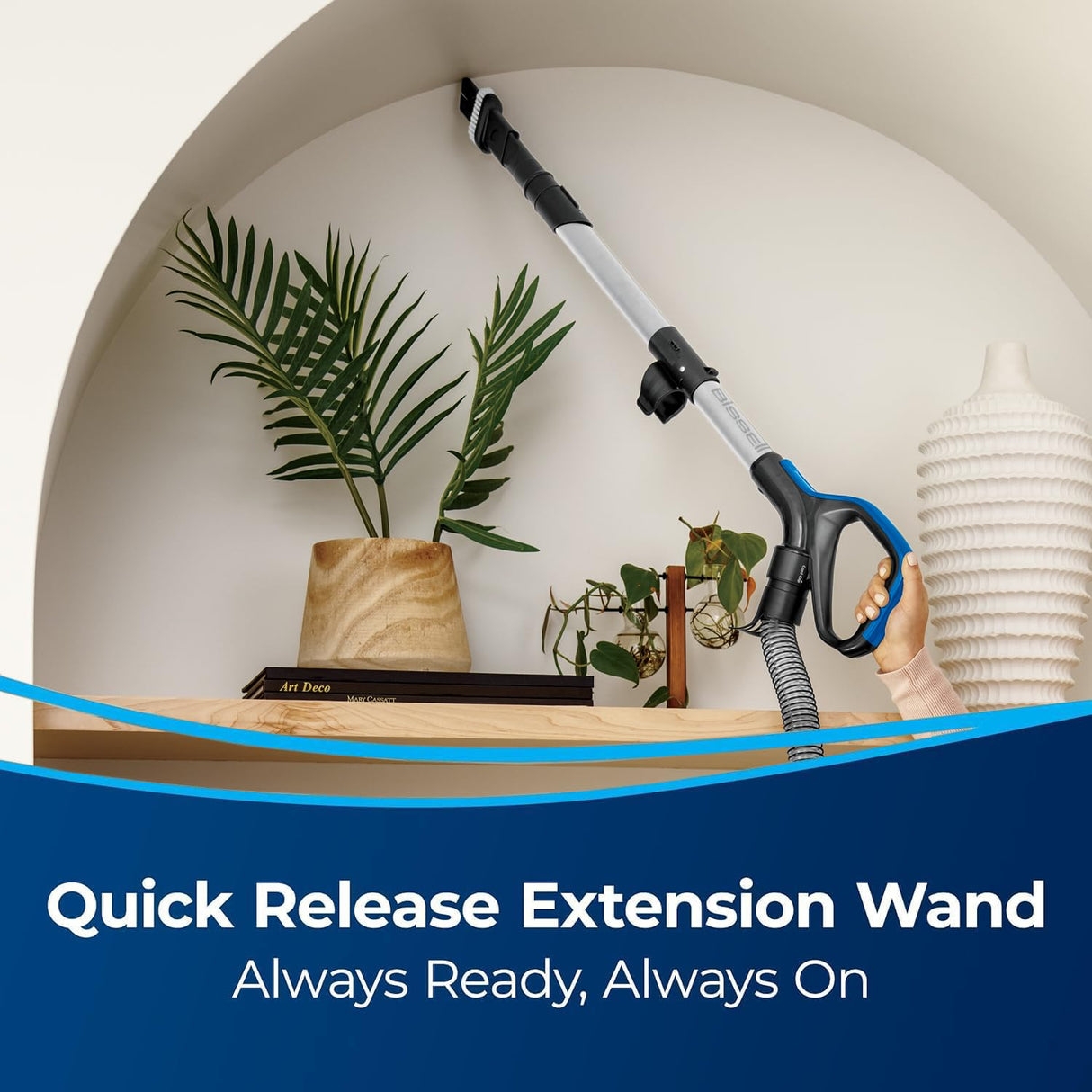 Bissell CleanView Swivel Rewind Pet Reach Vacuum Cleaner, with Quick Release Wand, Swivel Steering and Automatic Cord Rewind, 3197A (Color May Vary) Bissell