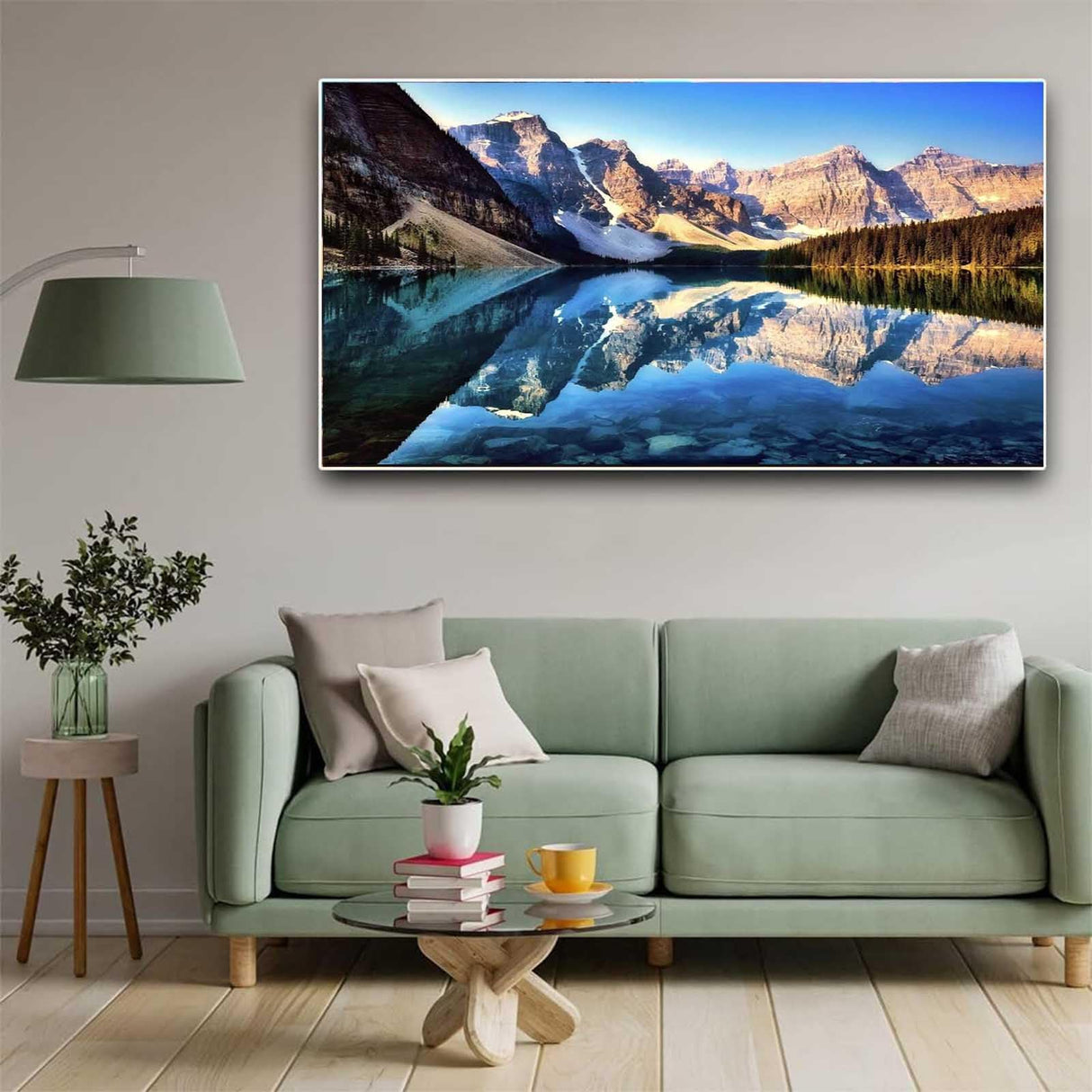 OFRKE Diamond Painting Kits for Adults,Large Mountain Diamond Art Painting for Beginners, Diamond Round 5D Full Drill Paint with Diamonds Pictures Gem Art Painting Kits DIY Crafts Kits 28X16in OFRKE