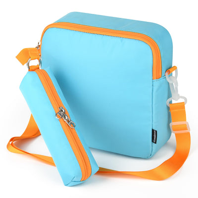 Blue Storage Bag Compatible for 3Doodler Start+ Essentials (2022) Pen Set, Case Organizer Holder for Printing Filament Refill and Micro-USB Charger (Bag Only)