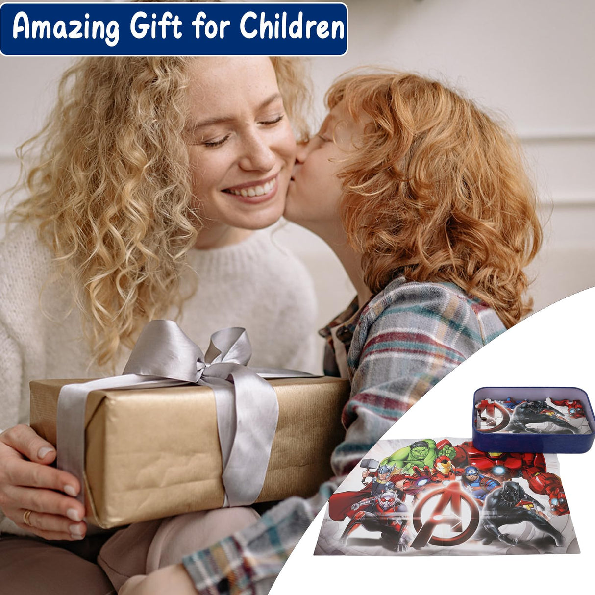 Jigsaw Puzzles for Kids Ages 4-8,60 Pieces Marvel Superhero Hulk Avengers Puzzle Toys for Children Girls and Boys,Learning Educational Kids Puzzles Toys Preschool Puzzles(0682) DPLEFO