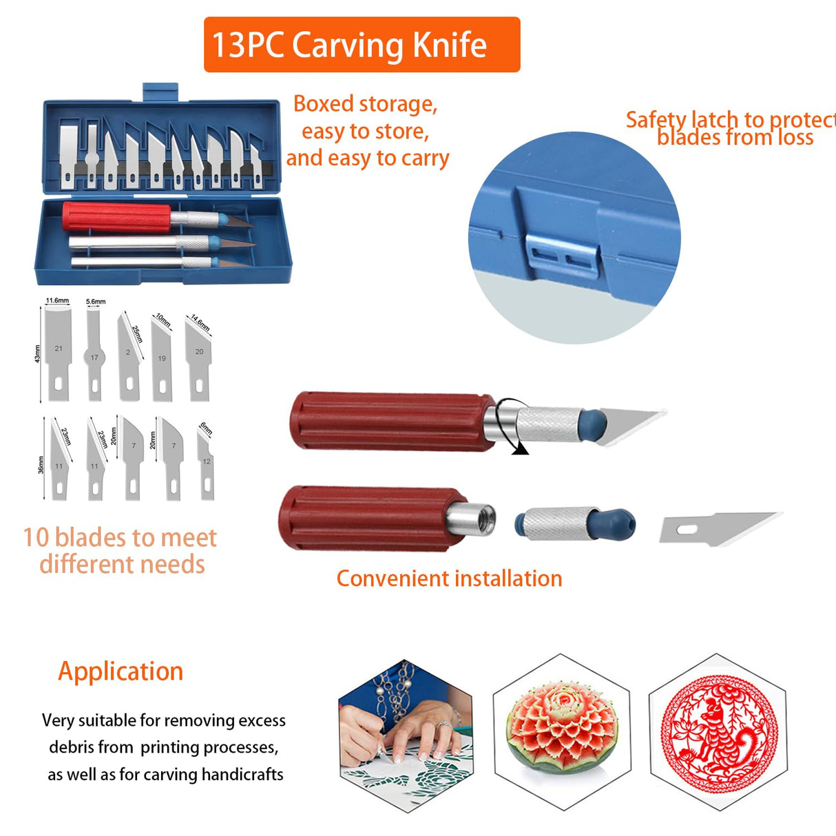 46Pcs 3D Printer Tool Kit Includes Deburring Tool, Files,Cleaning Needles, Brush,Carving Knife,3D Printier Accessories Set for Cleaning, Finishing 3D Printing Model MILUOSONG