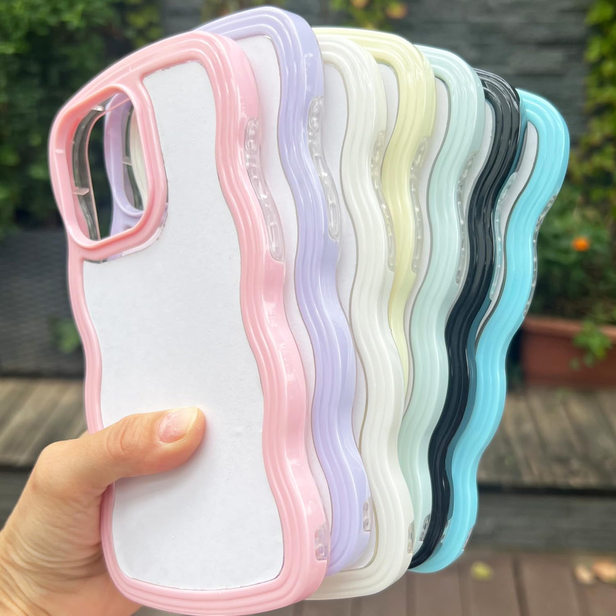 JUSTRY 5PCS Sublimation Blank Phone Case Cover Blank Printable Phone Case Compatible with iPhone 14 Pro Max, 6.7-Inch, DIY Heat Press Rubber Protective Case + Insert Matte Wholesale Pack Pink JUSTRY